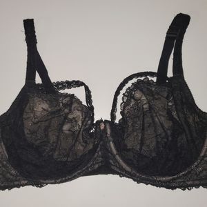 Black, Unlined Cacique Bra